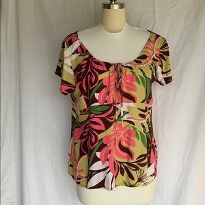 Hawaiian 🌺 Print Rayon Blouse